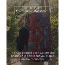Highlander Lightweight Camping Rucksack - 45L | 65L | 85L - Large Hiking Backpack with Nylon Waterproof Cover ? Unisex - Fits Any Hight Due To