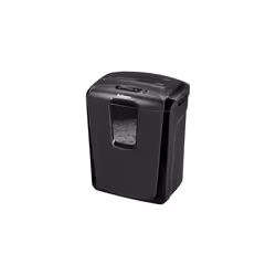 Fellowes Powershred M-8C 8 Sheet Cross Cut Personal Shredder With Safety Lock, Black