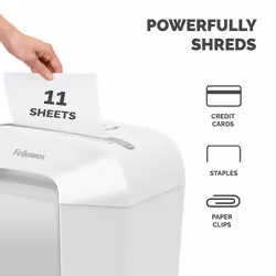 Fellowes Powershred LX70 Cross cut Shredder White