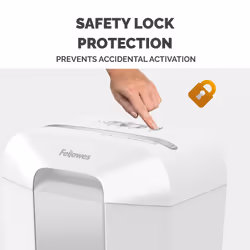 Fellowes Powershred LX70 Cross cut Shredder White