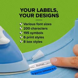 Dymo LetraTag LT-100T Label Maker | Portable label printer with QWERTY keyboard | Silver | Ideal for the office or at home