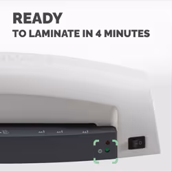 Fellowes Lunar A4 Home Laminator, 80 Micron, white