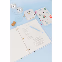 Kate Spade New York Wedding Planning Book and Organizer, Wedding Binder with Pages for To-Do Lists, Notes, Budgeting, Invitations, Wedding Cake Toss