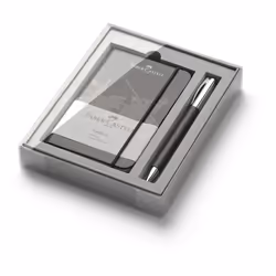 FABER-CASTELL Ambition 149623 High-Grade Resin Promo Set with Ballpoint Pen, Black