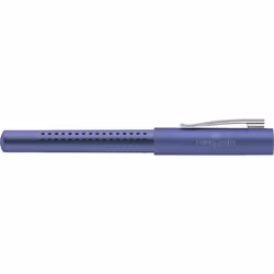 Faber-Castell 201507 Calligraphy Set Grip 2011, Fountain Pen with Three Different Nib Sizes, 6 Cartridges Each Black, Pink and Royal Blue