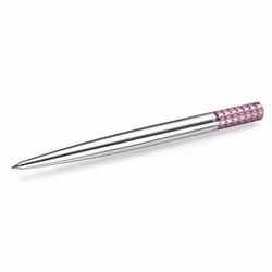 Swarovski Lucent Ballpoint Pen, Glittering Pink Crystals in a Chrome Setting, from the Lucent Collection