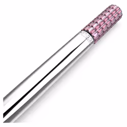 Swarovski Lucent Ballpoint Pen, Glittering Pink Crystals in a Chrome Setting, from the Lucent Collection