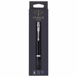 Parker Urban Ballpoint Pen | Muted Black with Chrome Trim | Medium Point Black Ink Refill