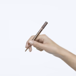Swarovski Lucent Ballpoint Pen, Rose Gold Tone Plated Casing with Pink Flatback Crystals from the Lucent Collection