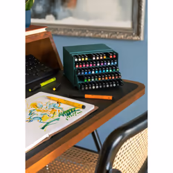 Faber-Castell Art & Graphic Pitt Artist Pen Brush India Ink Pen, Multicoloured, Studio Box Of 60, For Art, Craft, Drawing, Sketching, Home, School,