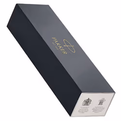 Parker Sonnet Duo Gift Set With Ballpoint Pen & Rollerball Pen, Gloss Black With Chrome Trim, Black Ink Refill & Cartridge, Gift Box