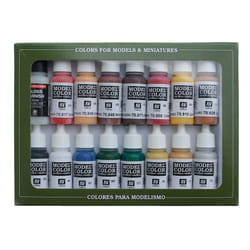 Vallejo Model Color American Revolution Acrylic Paint Set - Assorted Colours (Pack of 16)