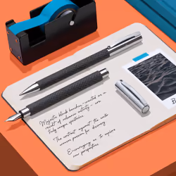 Faber-Castell F147055 Ambition Opart Ballpoint Pen - Black Sand