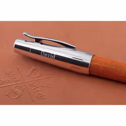 Faber-Castell e-motion fountain pen brown F
