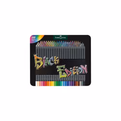Faber-Castell Black Edition Colour Pencils, Tin of 100