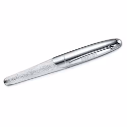 Swarovski Cryst Nova 5534320 Crystal Rollerball Pen Chrome-Plated Silver 14.5 x 1.7 cm