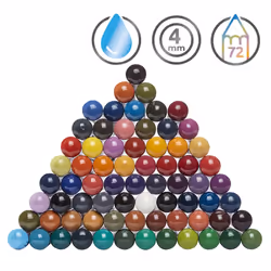 Derwent Inktense Permanent Watercolour Pencils, Set of 72 in a Wooden Gift Box, 4mm Premium Core, Water-Soluble, Ideal for Colouring, Painting and