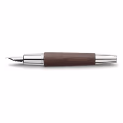 Faber-Castell E MOTION FOUNTAIN PEN DARK BROWN F