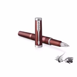 Parker Ingenuity 5th Technology Pen, Medium Point with Black Ink Refill 1972232 - Deluxe Deep Red