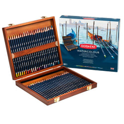 Derwent Watercolour Pencils, Painting & Drawing, Set Of 48 In Wooden Gift Box, Ideal For Blending & Layering, Professional Quality, 0700758