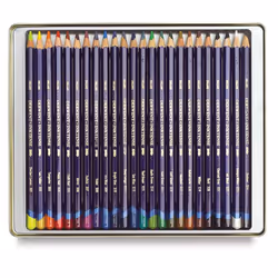 Derwent Inktense Pencils 24 Pieces Multi-Coloured