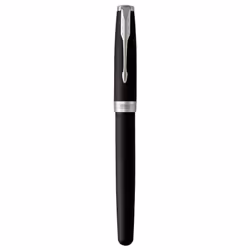 Parker Sonnet Fountain Pen | Matte Black Lacquer with Palladium Trim | Fine Nib | Gift Box