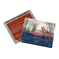 Derwent Drawing Colouring Pencils, Drawing & Writing, Set Of 24, Ideal For Illustrating & Detailing, Professional Quality, 0700672