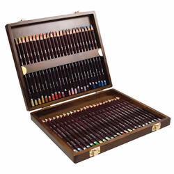 Derwent Coloursoft Colouring Pencils, Drawing & Writing, Set Of 48 In Wooden Gift Box, Ideal For Colour Building, Professiona ...