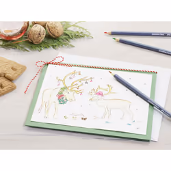 Faber-Castell Goldfaber Aqua, Watercolour Pencils, Set Of 38 & Watercolour Pad, A4, Spiral Bound Paper, 190 GSM, 15 Sheets