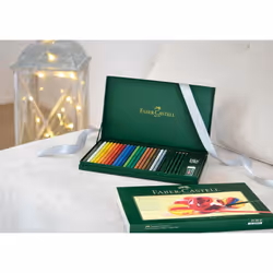 Faber-Castell Art & Graphic Polychromos Colour Pencil, Gift Set, Mixed MediaMulticoloured, Polychromos Gift Set, For Art, Craft, Drawing, Sketching,