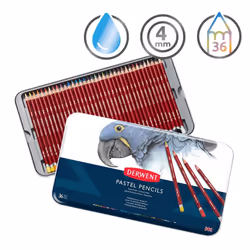 Derwent Pastel Pencils, Drawing & Writing, Set Of 36, Ideal For Blending & Colouring, Professional Quality, 0700307