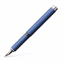 Faber-Castell Essentio 148443 Fountain Pen Nib B Aluminium Blue