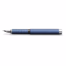 Faber-Castell Essentio 148443 Fountain Pen Nib B Aluminium Blue