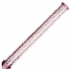 Swarovski Crystalline Ballpoint Pen, Pink Lacquered Barrel with Eight Crystal Facets and More Than 400 Clear Crystals, from the Crystalline Collection