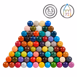 Derwent Chromaflow Pencils, Set of 72 in Tin, 3.5mm Round, Premium Core Strength, Blendable with Smooth Texture, Ideal for Drawing, Colouring &