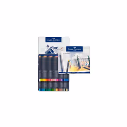 Faber-Castell Creative Studio Goldfaber Colour Pencil, Multicoloured (Multicoloured) Tin Of 48 Pencils, For Art, Craft, Drawing, Sketching, Home,
