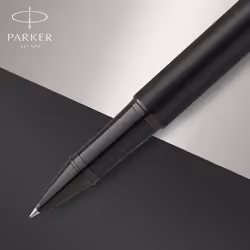 Parker IM Rollerball Pen | Matte Black with Black Trim | Fine Point with Black Ink Refill | Gift Box