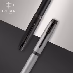 Parker IM Rollerball Pen | Matte Black with Black Trim | Fine Point with Black Ink Refill | Gift Box