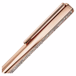 Swarovski Crystal Shimmer ballpoint pen, Rose gold tone, Rose gold-tone finish