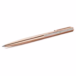 Swarovski Crystal Shimmer ballpoint pen, Rose gold tone, Rose gold-tone finish