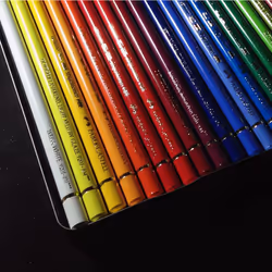 Faber-Castell Tin Of 24 Polychromos Blendable, Lightfast Drawing And Colouring Pencils For Artists, Beginners, Professionals, Students, Crafts,