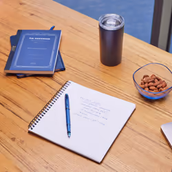 Parker IM Monochrome Fountain Pen | Blue Finish and Trims | Fine Nib | Blue Ink | Gift Box