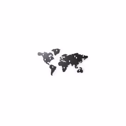 Umbra Mappit Wall Decor ? Magnet Board Map for Tracking Travels, Titanium Plated, Wall Art