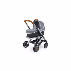 Smoby B?b? Confort 253105, 3-in-1 Pushchair and Pram, for Dolls and Baby Dolls, Silent and Multi-Directional Wheels - Storage ...