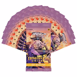Magic: The Gathering Dominaria United Set Booster Box | 30 Packs + Box Topper Card (361 Magic Cards)