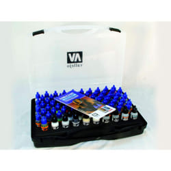 Vallejo AV Mecha Color 17ml - Case (80 x 17ml Bottles),Black