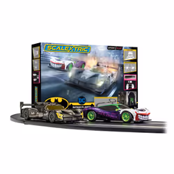 Scalextric Spark Plug - Batman vs Joker Slot Car Racing Set