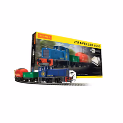 Hornby Train Set - R1271M iTraveller 6000 Digital OO Gauge Locomotives Model Railway Train Sets, Starter Electric Model Train ...
