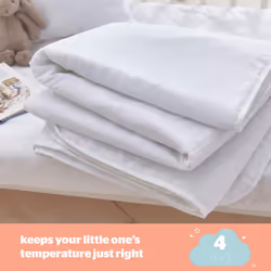 Silentnight Safe Nights Cot Bed Duvet 4 Tog ? Anti Allergy Lightweight Soft Snug Nursery Quilt for Children, Kids, Toddlers ? Hypoallergenic and