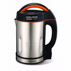 Morphy Richards Classic Soup Maker, 1.6L, Multi-Settings, LED Displayed Panel, Motorised Blade, Stainless Steel, 1000W, 48822